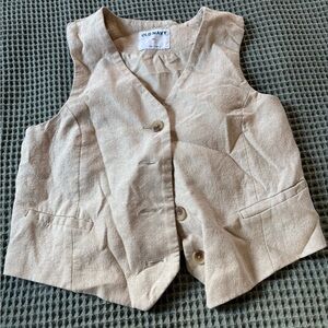 Old navy linen vest
